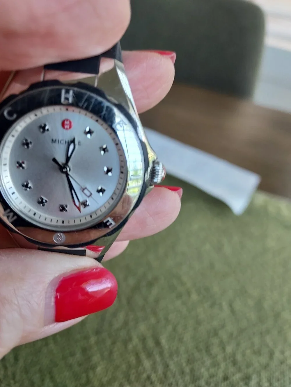 Michele watch silver